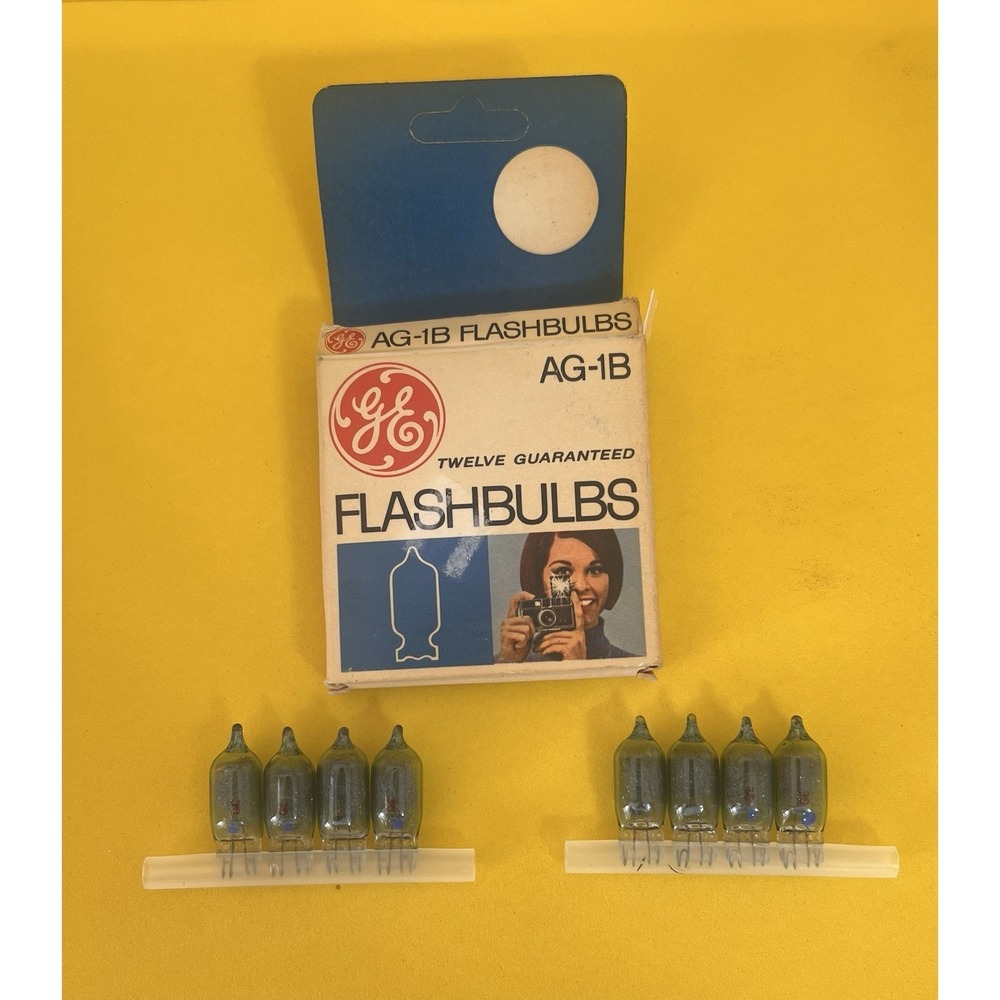 GE General Electric AG-1B Only 8 Guaranteed Flashbulbs